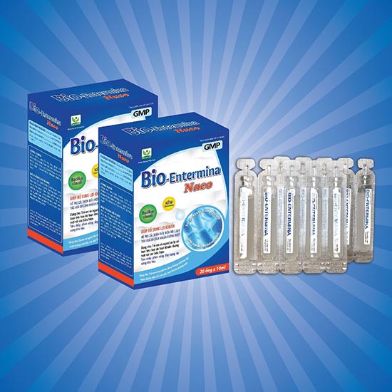 Men Tiêu Hoá Bio- Entermina, Hộp 20 Ống x 10ml
